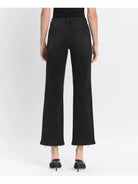 Vervet by Flying Monkey High Rise Rhinestone Detail Slim Wide Jeans in Openness-Jeans-Vervet by Flying Monkey-Deja Nu Boutique, Women's Fashion Boutique in Lampasas, Texas