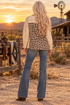 W.A.Y Wonderful & Young Studded Faux Suede Leopard Print Shirt-Tops-WAY-Deja Nu Boutique, Women's Fashion Boutique in Lampasas, Texas