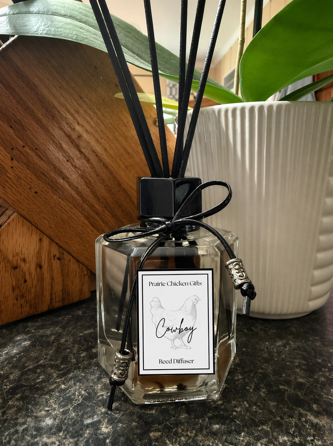Cowboy Reed Diffuser – Western-Inspired Masculine Cologne Home Fragrance-Room Diffuser-Prairie Chicken Sticker Shop & Gifts-Deja Nu Boutique, Women's Fashion Boutique in Lampasas, Texas