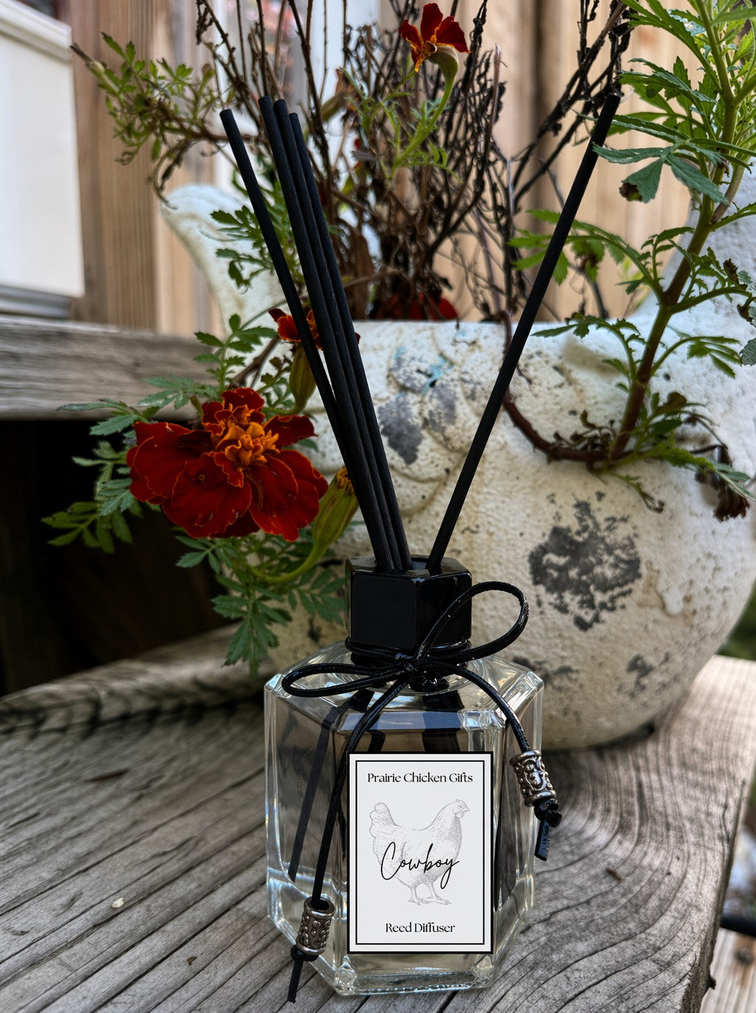 Cowboy Reed Diffuser – Western-Inspired Masculine Cologne Home Fragrance-Room Diffuser-Prairie Chicken Sticker Shop & Gifts-Deja Nu Boutique, Women's Fashion Boutique in Lampasas, Texas