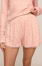 Z Supply Lounge Better Off Ditsy Short – Rosewater-Lounge Wear-Z Supply Lounge-Deja Nu Boutique, Women's Fashion Boutique in Lampasas, Texas