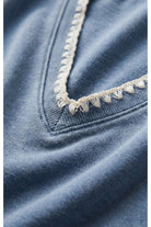 Z Supply Cam Knit Denim Whipstitch Top – Santorini Indigo-Tops-Z Supply-Deja Nu Boutique, Women's Fashion Boutique in Lampasas, Texas