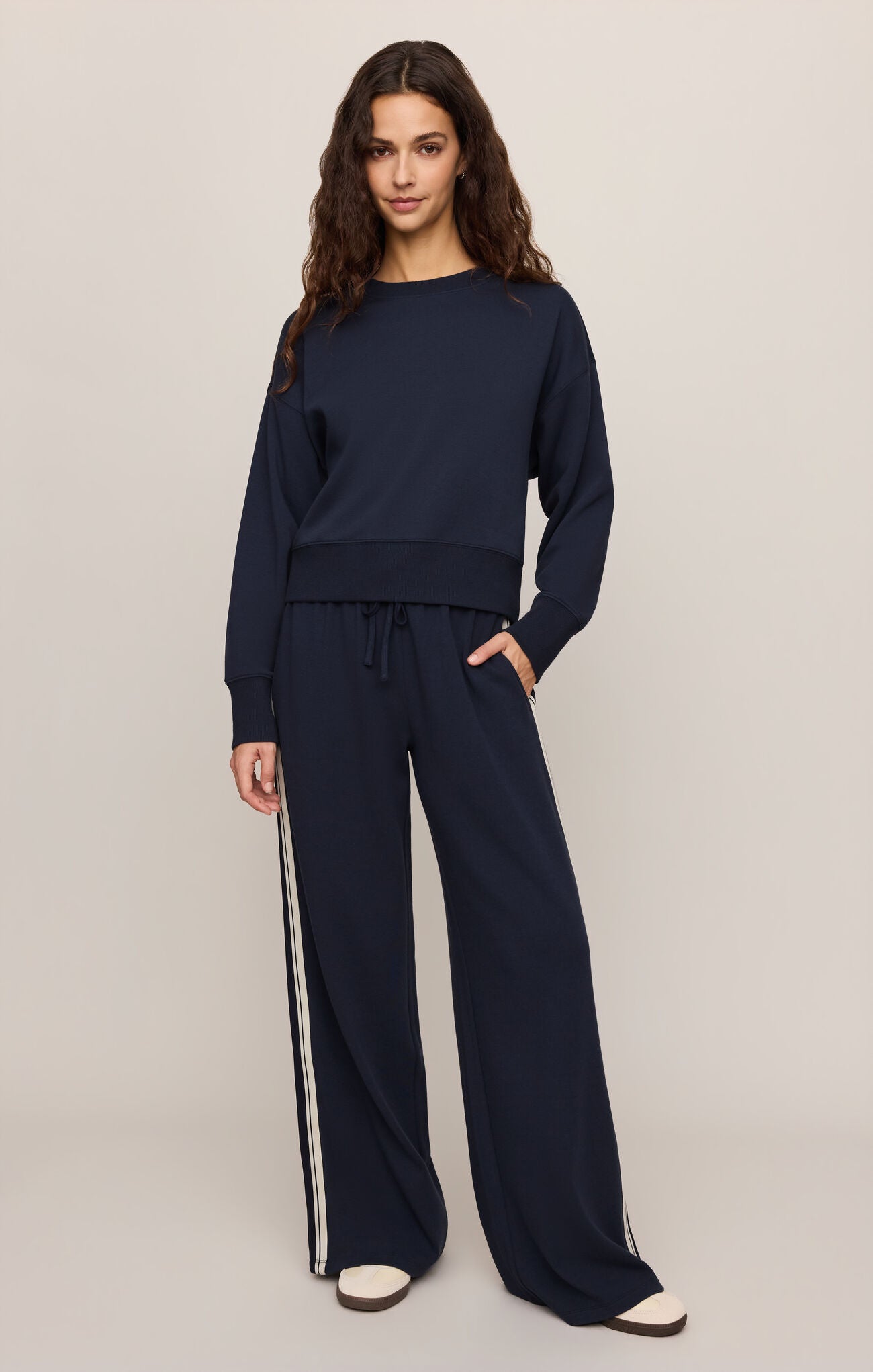 Z Supply Comeback Sweatshirt in Eclipse-sweatshirt-Z Supply Activewear-Deja Nu Boutique, Women's Fashion Boutique in Lampasas, Texas