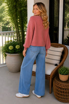 Z Supply Coming Up Sweater Desert Bloom-Sweaters-Z Supply Activewear-Deja Nu Boutique, Women's Fashion Boutique in Lampasas, Texas
