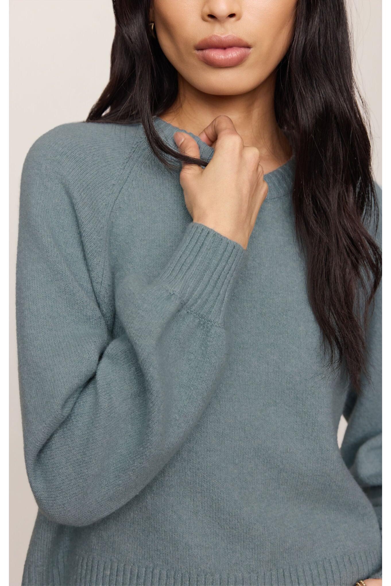 Z Supply Coming Up Sweater Soft Succulent-Sweaters-Z Supply Activewear-Deja Nu Boutique, Women's Fashion Boutique in Lampasas, Texas