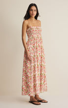 Z Supply Cornelia Ami Floral Midi Dress in Multi-Maxi Dresses-Z Supply-Deja Nu Boutique, Women's Fashion Boutique in Lampasas, Texas