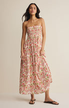 Z Supply Cornelia Ami Floral Midi Dress in Multi-Maxi Dresses-Z Supply-Deja Nu Boutique, Women's Fashion Boutique in Lampasas, Texas
