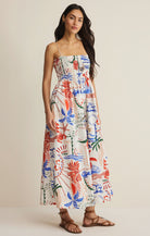 Z Supply Cornelia Ami Floral Midi Dress – Multi-Midi Dresses-Z Supply-Deja Nu Boutique, Women's Fashion Boutique in Lampasas, Texas