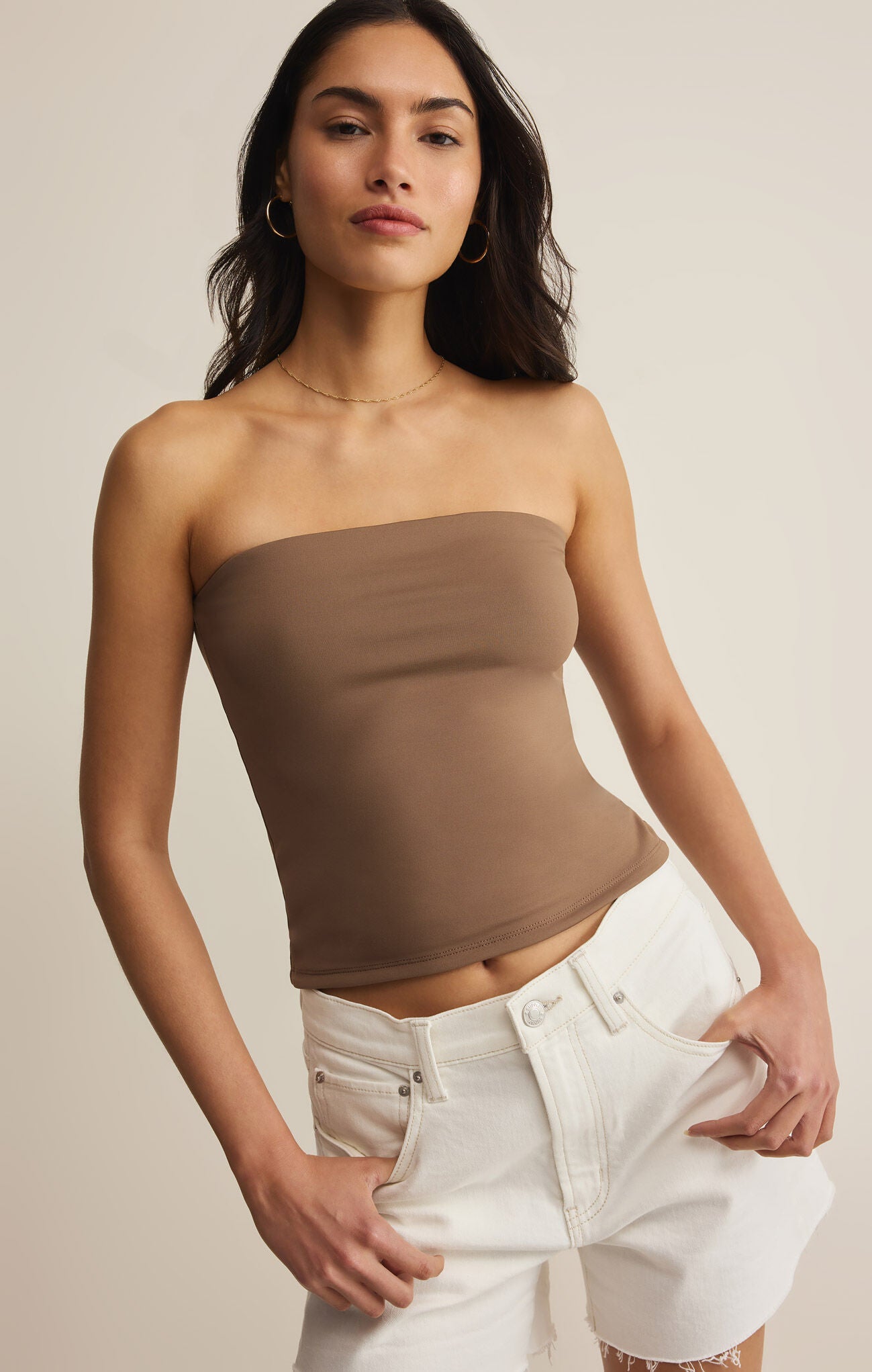 Z Supply Emera Tube Top – Palo Santo-Tube Top-Z Supply-Deja Nu Boutique, Women's Fashion Boutique in Lampasas, Texas