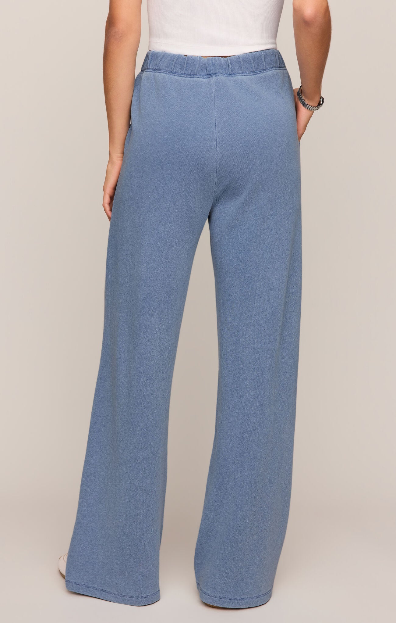 Z Supply Hunter Knit Denim Pant – Santorini Indigo-Lounge Wear-Z Supply-Deja Nu Boutique, Women's Fashion Boutique in Lampasas, Texas