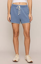 Z Supply Hunter Whipstitch Denim Short – Santorini Indigo-Shorts-Z Supply-Deja Nu Boutique, Women's Fashion Boutique in Lampasas, Texas