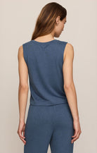 Z Supply Lounge Sloane Soft Knit Tank in True Navy-Lounge Wear-Z Supply Lounge-Deja Nu Boutique, Women's Fashion Boutique in Lampasas, Texas