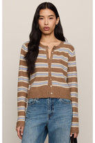 Z Supply Medina Stripe Cardigan in Golden Caramel-Cardigans & Kimonos-Z Supply-Deja Nu Boutique, Women's Fashion Boutique in Lampasas, Texas