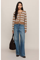 Z Supply Medina Stripe Cardigan in Golden Caramel-Cardigans & Kimonos-Z Supply-Deja Nu Boutique, Women's Fashion Boutique in Lampasas, Texas