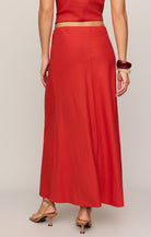 Z Supply Meryl Midi Skirt - Chili Pepper-Skirts-Z Supply-Deja Nu Boutique, Women's Fashion Boutique in Lampasas, Texas