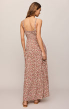 Z Supply Mindy Floral Maxi Dress - Sandshell-Maxi Dresses-Z Supply-Deja Nu Boutique, Women's Fashion Boutique in Lampasas, Texas