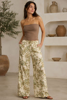 Z Supply Overlook Tiki Tide Linen Pant – Island Coconut-Pants-Z Supply-Deja Nu Boutique, Women's Fashion Boutique in Lampasas, Texas