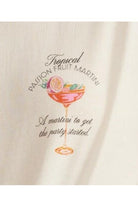 Z Supply Passion Martini Boyfriend Tee in Sea Salt-Graphic Tees-Z Supply-Deja Nu Boutique, Women's Fashion Boutique in Lampasas, Texas