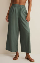 Z Supply Scout Linen Pant in Everglade-Pants-Z Supply-Deja Nu Boutique, Women's Fashion Boutique in Lampasas, Texas
