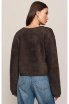 Z Supply Winterglow Fluffy Cardigan in Cocoa Bean-Cardigans & Kimonos-Z Supply-Deja Nu Boutique, Women's Fashion Boutique in Lampasas, Texas