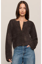 Z Supply Winterglow Fluffy Cardigan in Cocoa Bean-Cardigans & Kimonos-Z Supply-Deja Nu Boutique, Women's Fashion Boutique in Lampasas, Texas