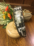 Faux Leather Snake Skin Headband-Scrunchies & Headbands-Deja Nu Tx-Deja Nu Boutique, Women's Fashion Boutique in Lampasas, Texas