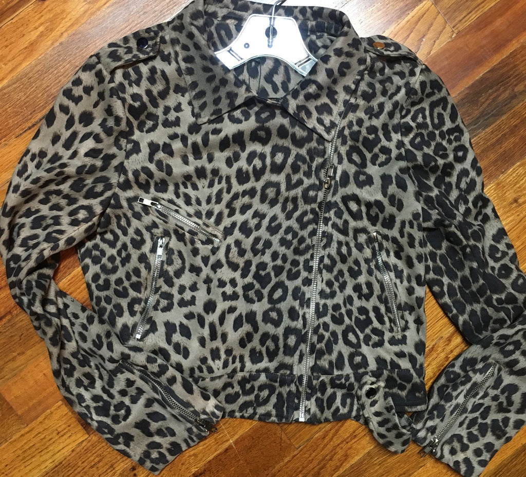 Fate Leopard Print Faux Suede Jacket-Jackets-Fate-Deja Nu Boutique, Women's Fashion Boutique in Lampasas, Texas
