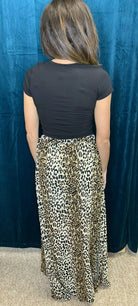 L And B Leopard Print Maxi Shorts-Maxi Dresses-L And B-Deja Nu Boutique, Women's Fashion Boutique in Lampasas, Texas