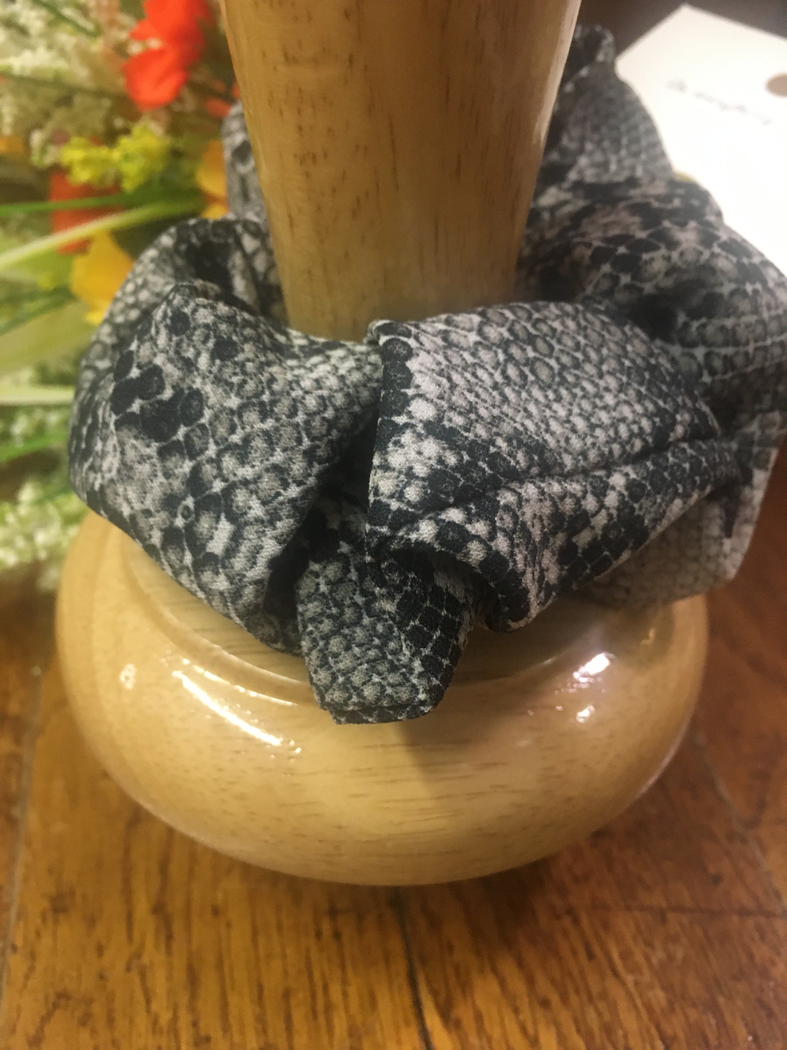 Snake Print Scrunchies- 2 Colors-Scrunchies & Headbands-Deja Nu Tx-Deja Nu Boutique, Women's Fashion Boutique in Lampasas, Texas