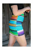 L And B Serape Sequin Mini Skirt-Skirts-L And B-Deja Nu Boutique, Women's Fashion Boutique in Lampasas, Texas