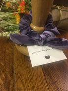 Velvet Bow Scrunchies- 3 Colors-Scrunchies & Headbands-Deja Nu Tx-Deja Nu Boutique, Women's Fashion Boutique in Lampasas, Texas