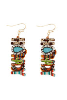 Acetate "HOWDY" Rhinestone Drop Earring-Earrings-Deja Nu-Deja Nu Boutique, Women's Fashion Boutique in Lampasas, Texas