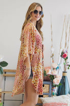 Adora Open Front Leopard Print Kimono-Cardigans & Kimonos-Adora-Deja Nu Boutique, Women's Fashion Boutique in Lampasas, Texas