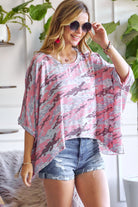 Adora Pink Camouflage Loose Tee-Short Sleeves-Adora-Deja Nu Boutique, Women's Fashion Boutique in Lampasas, Texas