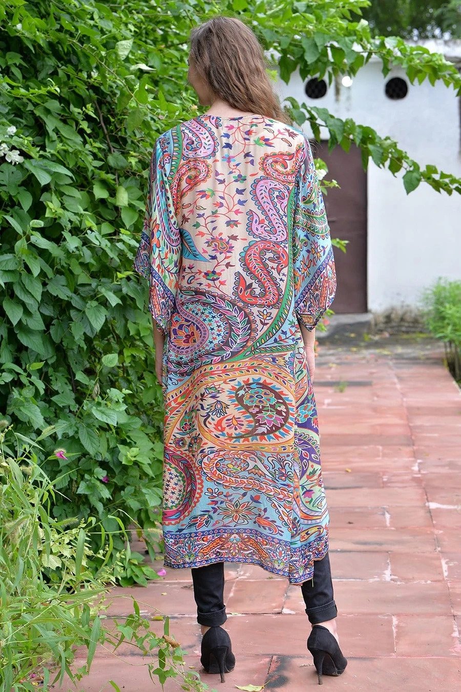 Avani del Amour Paisley Kimono-Cardigans & Kimonos-Avani del amour-Deja Nu Boutique, Women's Fashion Boutique in Lampasas, Texas