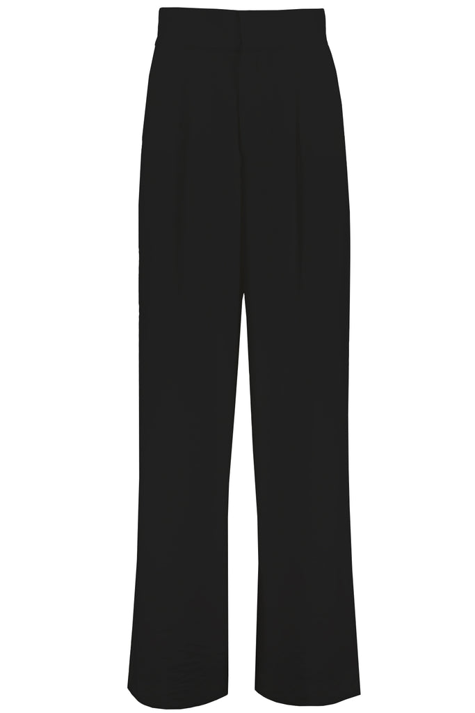 Bishop And Young California Dreaming Sorrento Wide Leg Pant In Black-Pants-Bishop And Young-Deja Nu Boutique, Women's Fashion Boutique in Lampasas, Texas