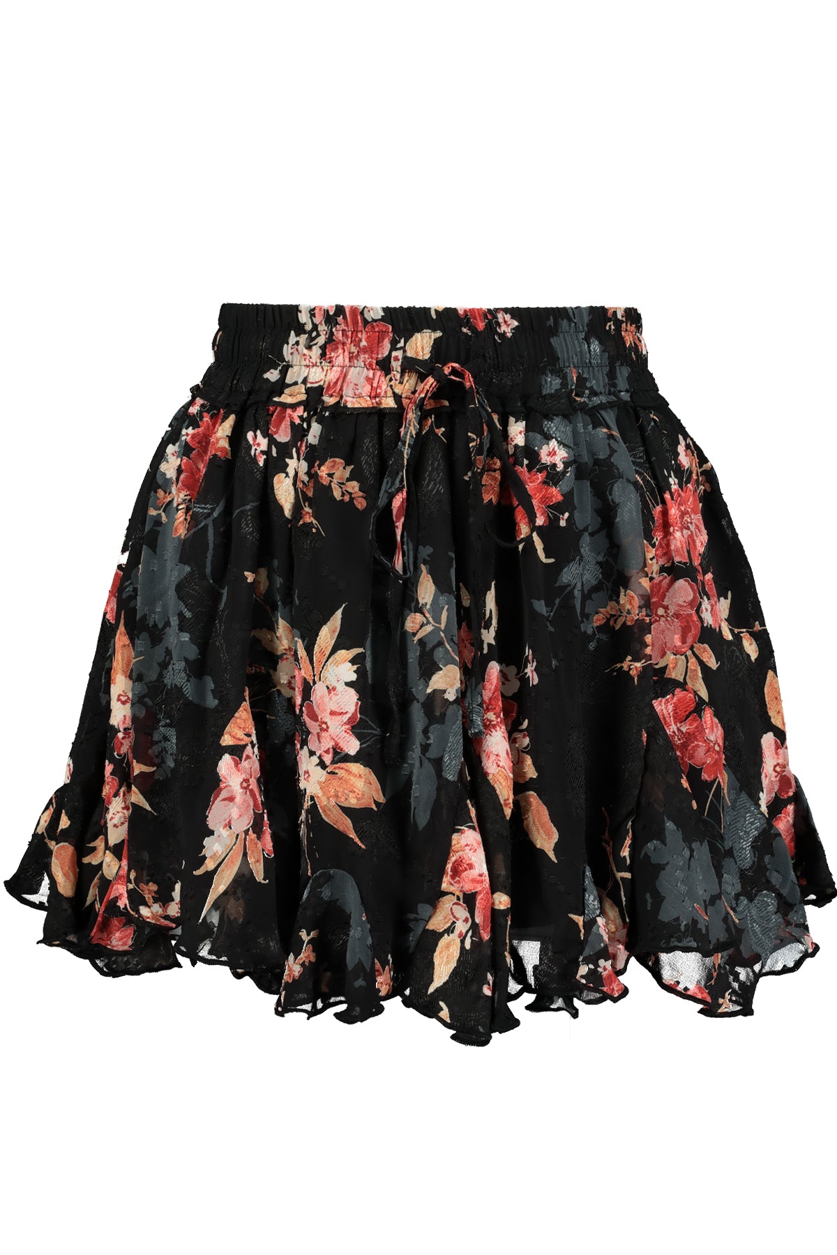 Bishop And Young Nocturnal Animal After Hours Mini Skirt In Night Bloom-Skirts-Bishop And Young-Deja Nu Boutique, Women's Fashion Boutique in Lampasas, Texas