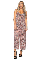 Buddy Love Animal Print Jumpsuit-Rompers & Jumpsuits-Buddy Love-Deja Nu Boutique, Women's Fashion Boutique in Lampasas, Texas