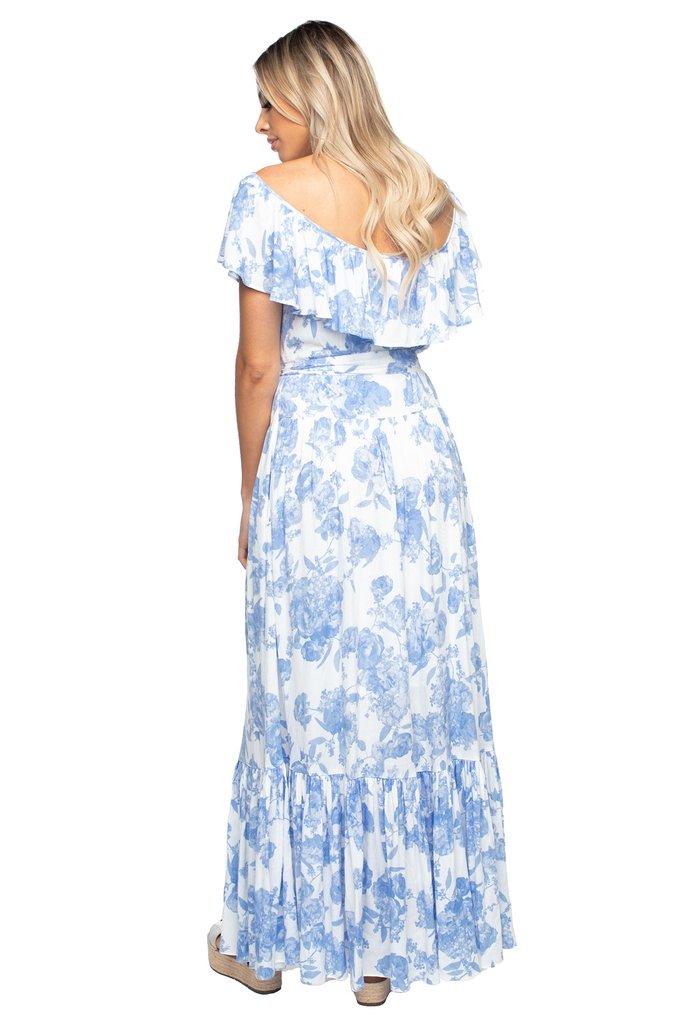 Buddy Love Heather Tea Party Off Shoulder Dress-Dresses-Buddy Love-Deja Nu Boutique, Women's Fashion Boutique in Lampasas, Texas