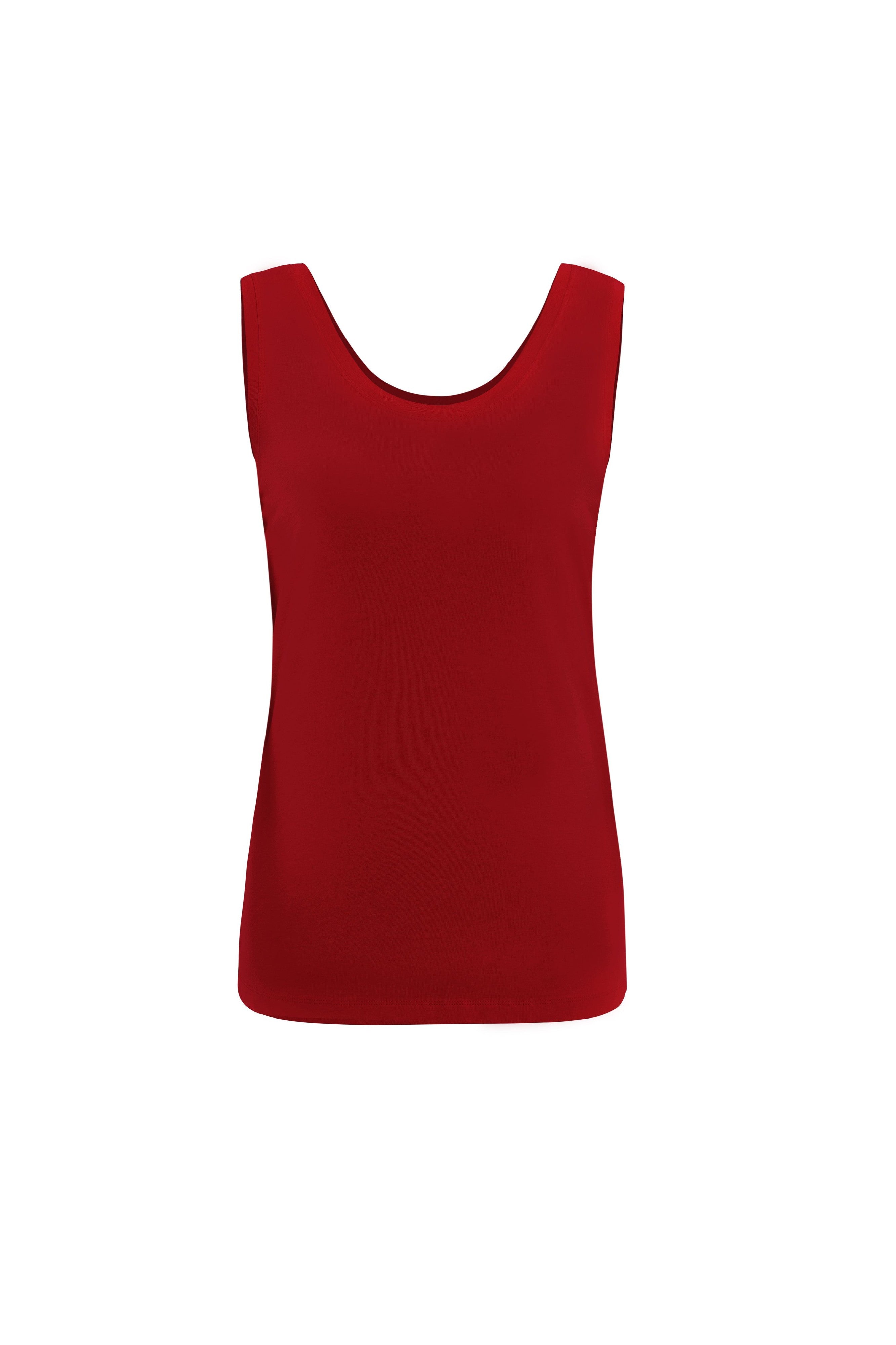 Dolcezza Red Tank-Camis/Tanks-Dolcezza-Deja Nu Boutique, Women's Fashion Boutique in Lampasas, Texas