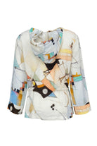 Dolcezza Simply Art Linen Jacket “Untitled 9” (23663)-Jackets-Dolcezza-Deja Nu Boutique, Women's Fashion Boutique in Lampasas, Texas