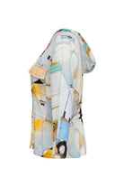 Dolcezza Simply Art Linen Jacket “Untitled 9” (23663)-Jackets-Dolcezza-Deja Nu Boutique, Women's Fashion Boutique in Lampasas, Texas