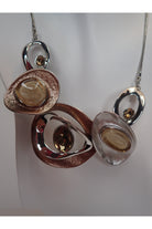 Emma Bronze And Silver Necklace Set-Necklaces-Emma-Deja Nu Boutique, Women's Fashion Boutique in Lampasas, Texas