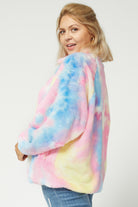 Entro Cotton Candy Plus Pullover-Curvy/Plus Tops-Entro-Deja Nu Boutique, Women's Fashion Boutique in Lampasas, Texas