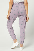 Entro Lavender Star Jogger-Joggers-Entro-Deja Nu Boutique, Women's Fashion Boutique in Lampasas, Texas