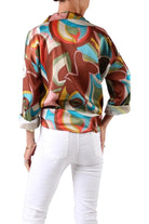 Gigi Moda Disco Tecca Satin Button Down Shirt-Long Sleeves-Gigi Moda-Deja Nu Boutique, Women's Fashion Boutique in Lampasas, Texas