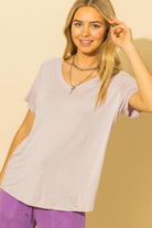 Hyfve Double Zero Loose Fit Tunic Tee Shirt - Three Colors-Tunics-Hyfve-Deja Nu Boutique, Women's Fashion Boutique in Lampasas, Texas