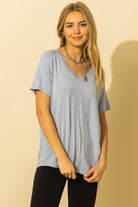 Hyfve Double Zero Loose Fit Tunic Tee Shirt - Three Colors-Tunics-Hyfve-Deja Nu Boutique, Women's Fashion Boutique in Lampasas, Texas