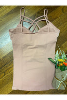 Top Fashion Mauve Padded Cami-Tops-Top Fashion-Deja Nu Boutique, Women's Fashion Boutique in Lampasas, Texas