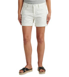 Jag Alex Boyfriend Mid Rise Short In White-Bottoms-Jag-Deja Nu Boutique, Women's Fashion Boutique in Lampasas, Texas